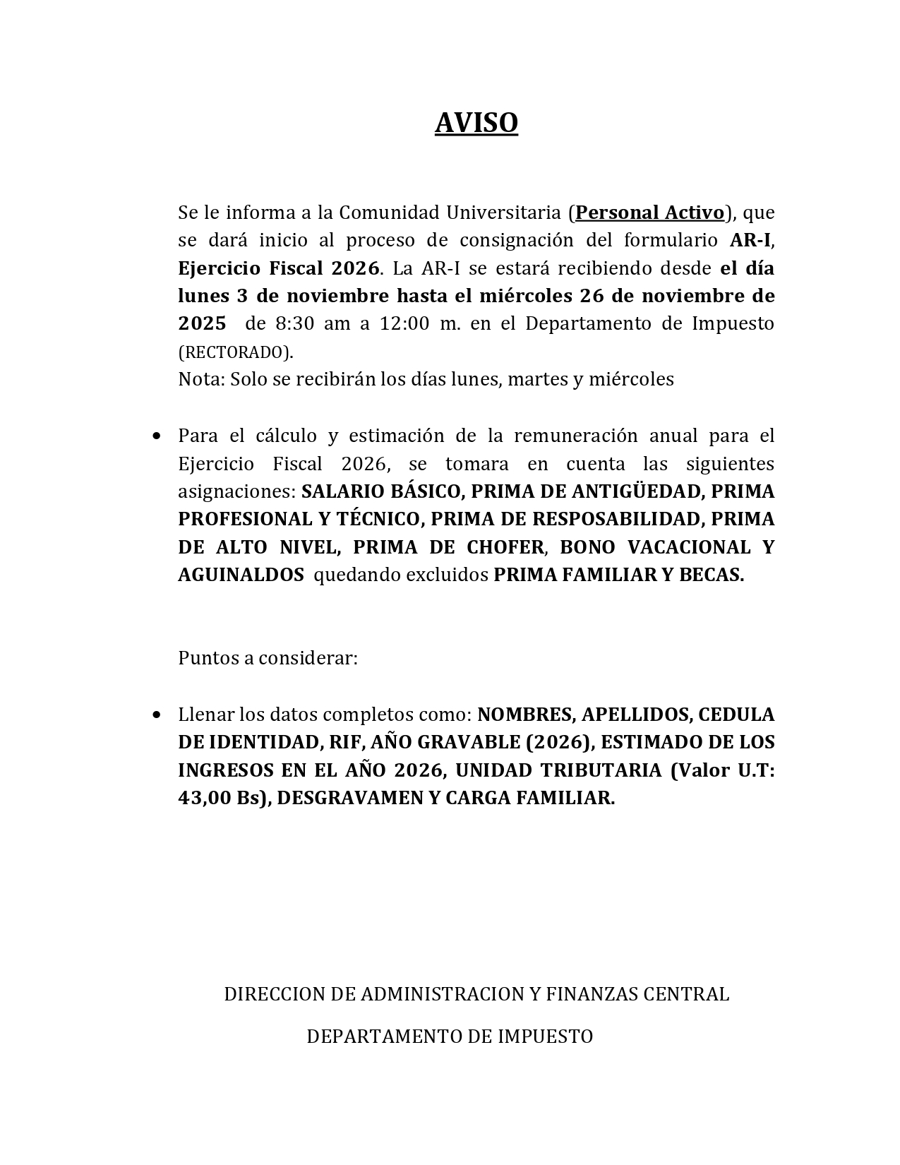 Comunicado 2