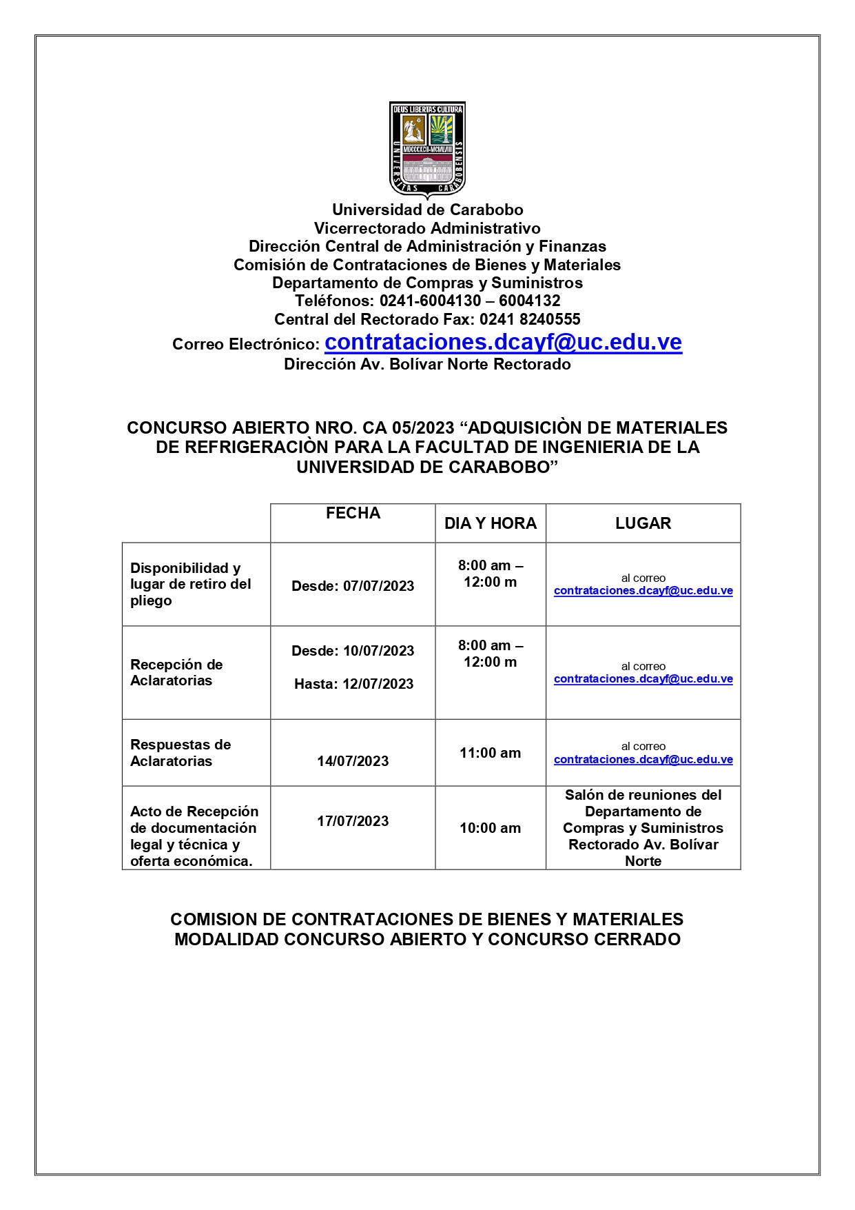 Concursos