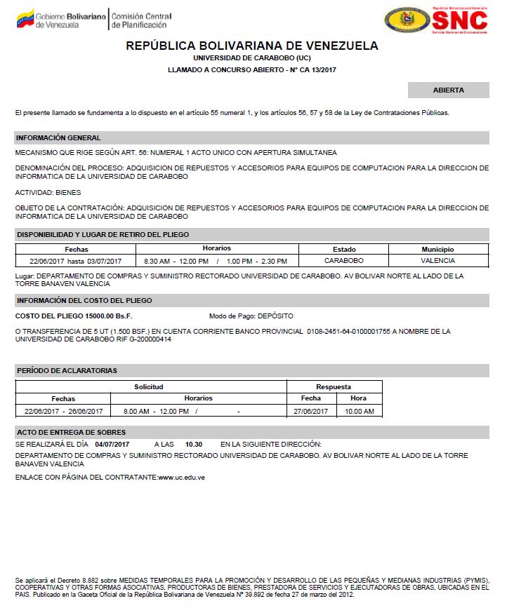 Concursos