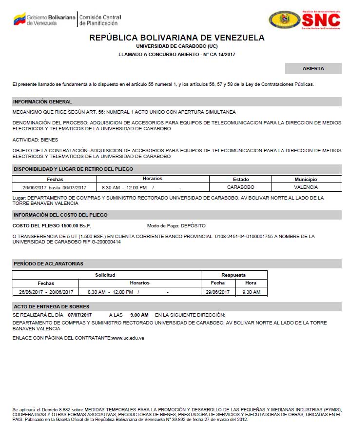 Concursos