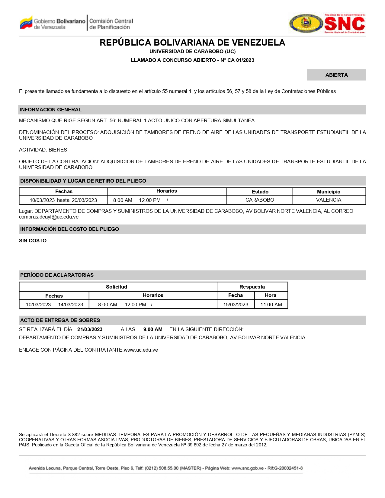 Concursos