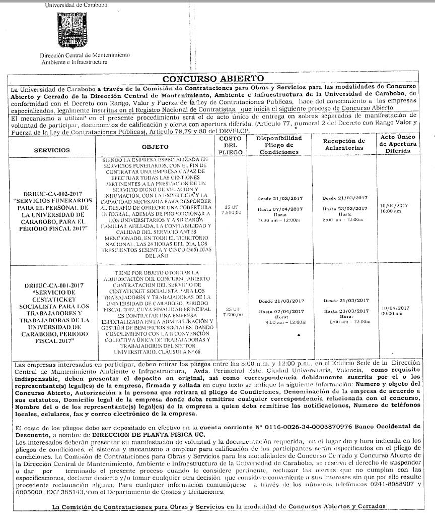 Concursos