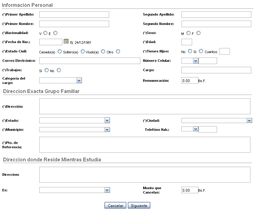 Informacion Personal